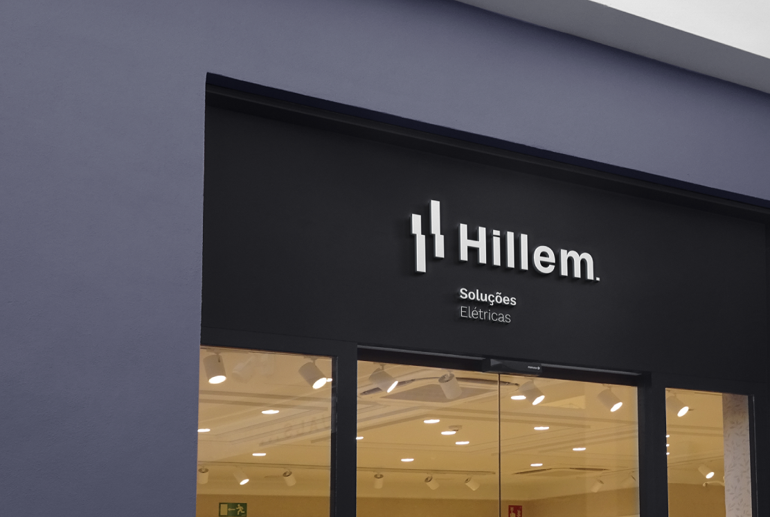 Marca e identidade visual Hillem Soluções Elétricas